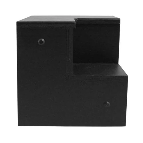 MixMaster™ 2 Tier Incremental Wooden Liquor Bottle Shelf Displays - Black - Image 25
