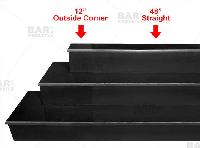 MixMaster™ 3 Tier Incremental Wooden Liquor Bottle Shelf Displays - Black - Image 12