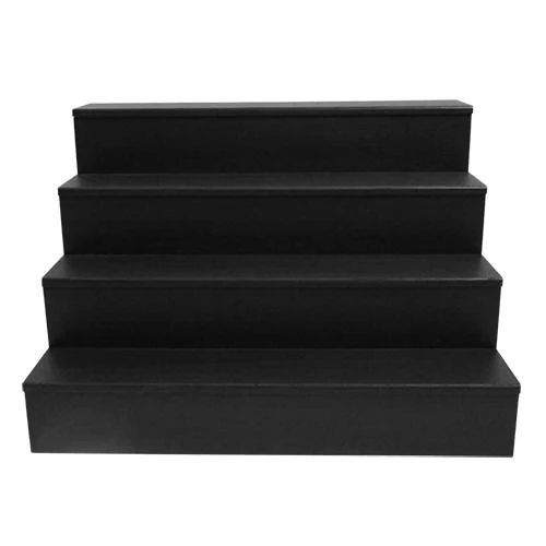 MixMaster™ 4 Tier Incremental Wooden Liquor Bottle Shelf Displays - Black - Image 18