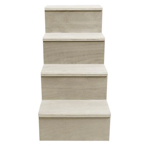 MixMaster™ 4 Tier Incremental Wooden Liquor Bottle Shelf Displays - Natural - Image 14