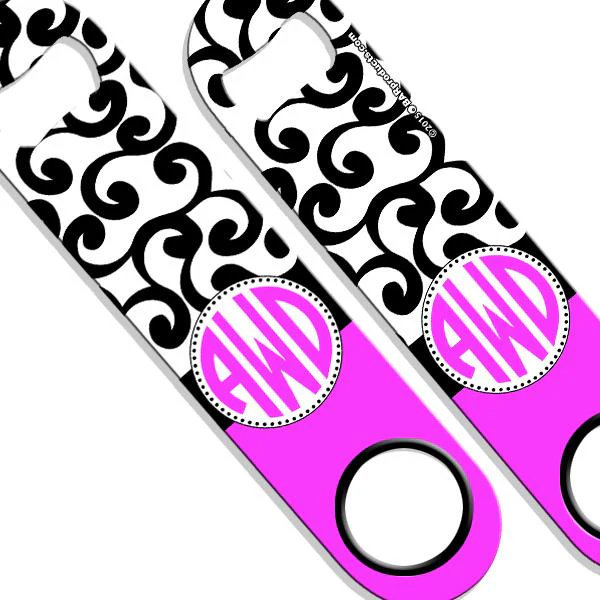 Monogram Swirls SPEED Bottle Opener – ADD YOUR NAME - Image 3