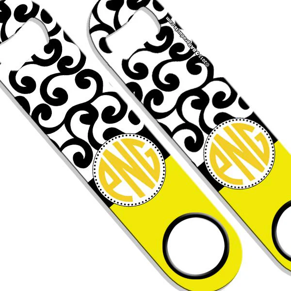 Monogram Swirls SPEED Bottle Opener – ADD YOUR NAME - Image 4