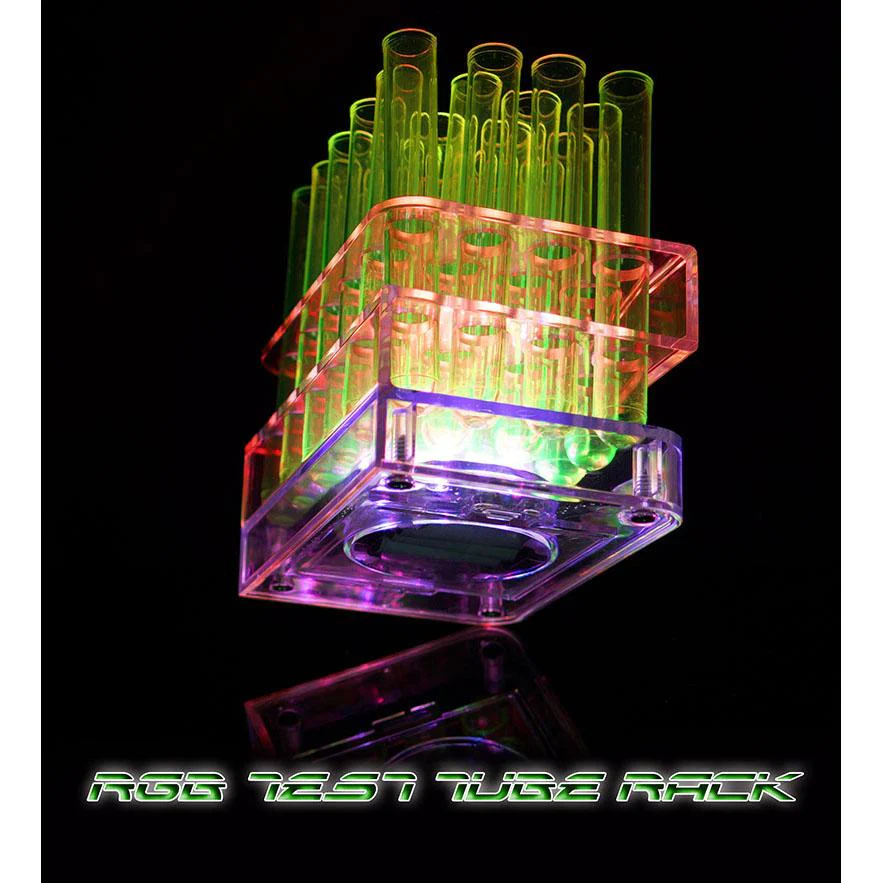 Multi-Color LED Light Up Test Tube Trays – 24 Hole - Image 3