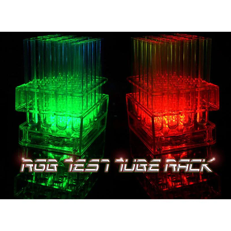 Multi-Color LED Light Up Test Tube Trays – 24 Hole - Image 4