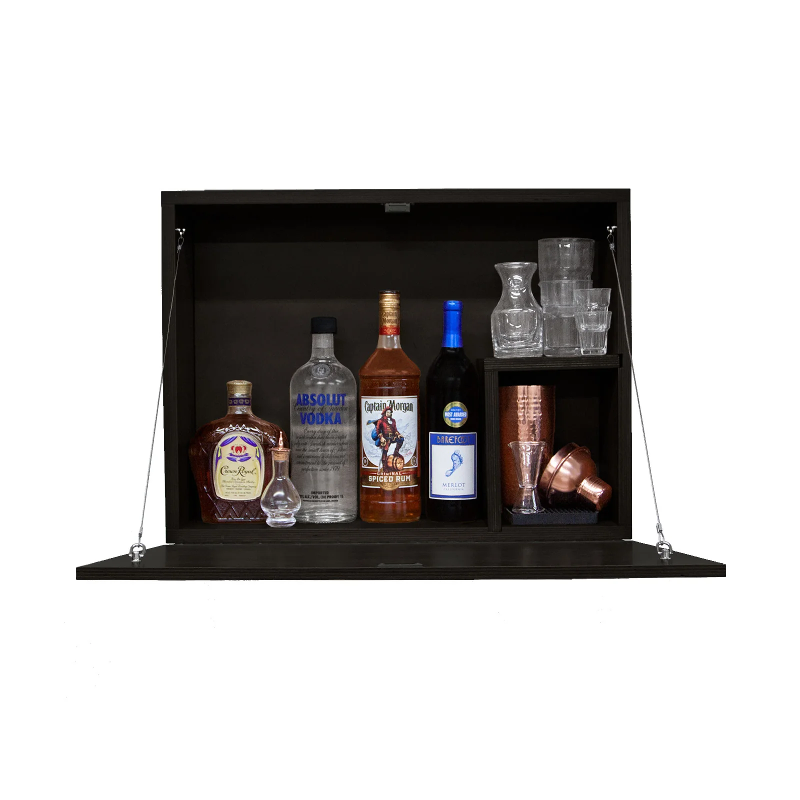 Murphy Walbar™ - 24x18 Customizable Basement Bar Design - Handcrafted in USA - Image 2