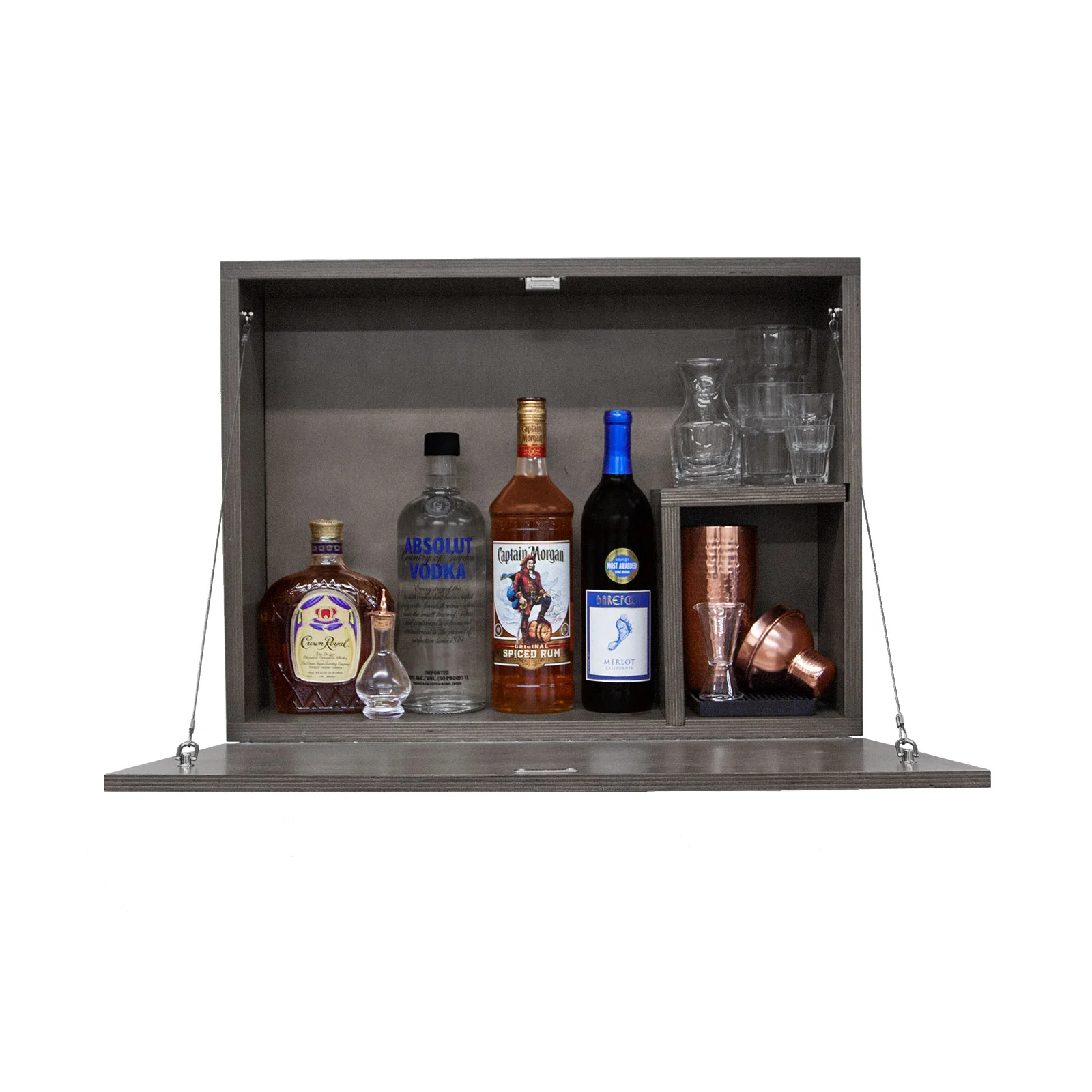 Murphy Walbar™ - 24x18 Customizable Cocktail Bar Design - Handcrafted in USA - Image 2
