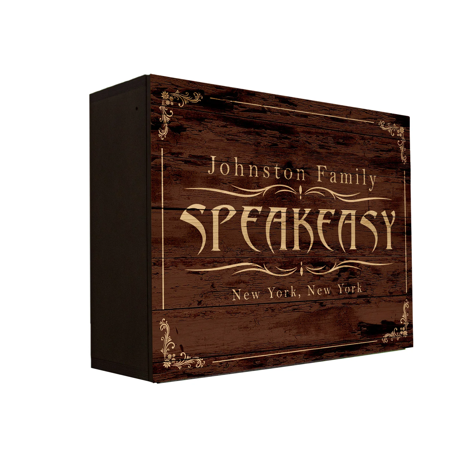 Murphy Walbar™ - 24x18 Customizable Speakeasy Design - Handcrafted in USA