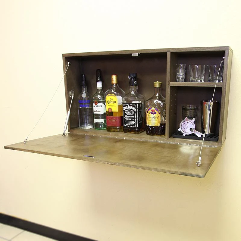 Murphy WalBAR™ - CUSTOMIZABLE Home Bar Cabinet - Distillery Design - Handcrafted in USA - Image 6
