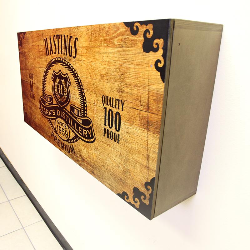 Murphy WalBAR™ - CUSTOMIZABLE Home Bar Cabinet - Distillery Design - Handcrafted in USA - Image 9
