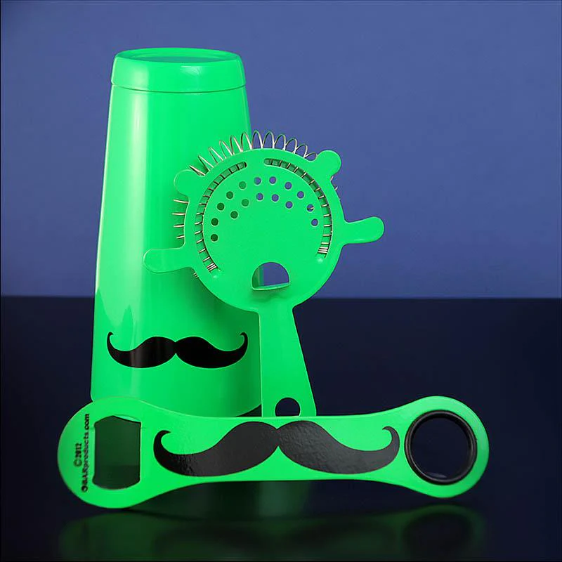 Mustache Bar Set- 3 piece - Image 2