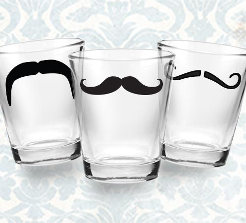 Mustache Shot Glass Sets
