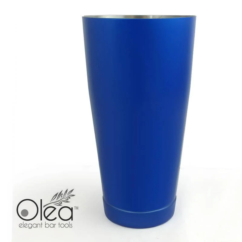 Olea™ NEON Cocktail Shaker - 28oz Weighted - Metallic Blue