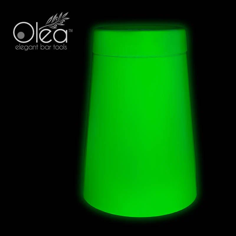 Olea™ NEON Cocktail Shaker - 16oz Weighted - Metallic Green - Image 3
