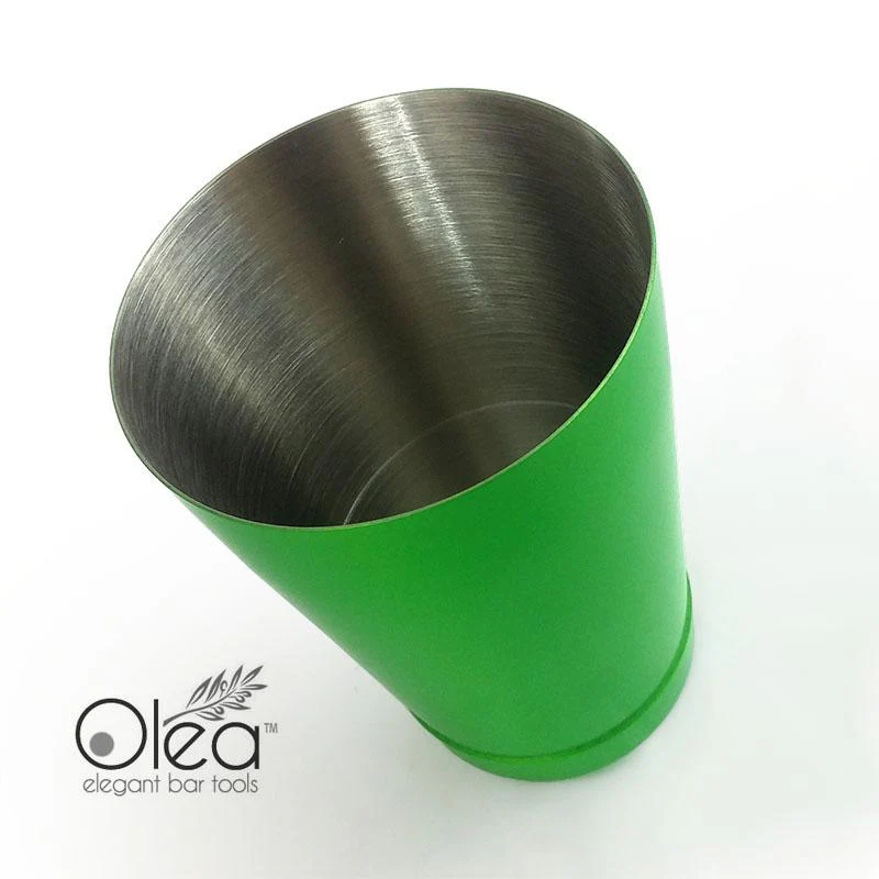 Olea™ NEON Cocktail Shaker - 16oz Weighted - Metallic Green - Image 5