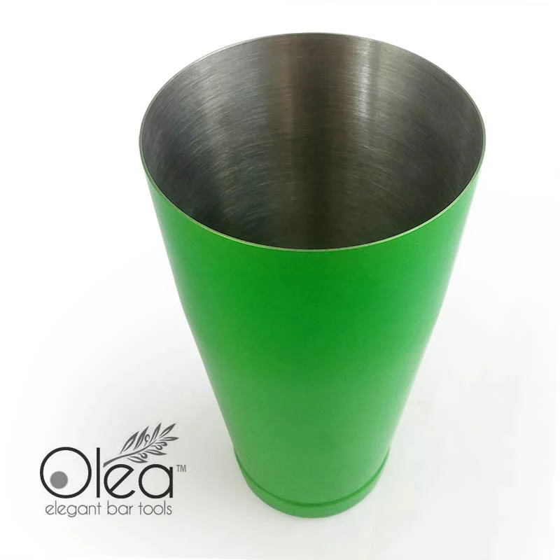 Olea™ NEON Cocktail Shaker - 28oz Weighted - Metallic Green - Image 6