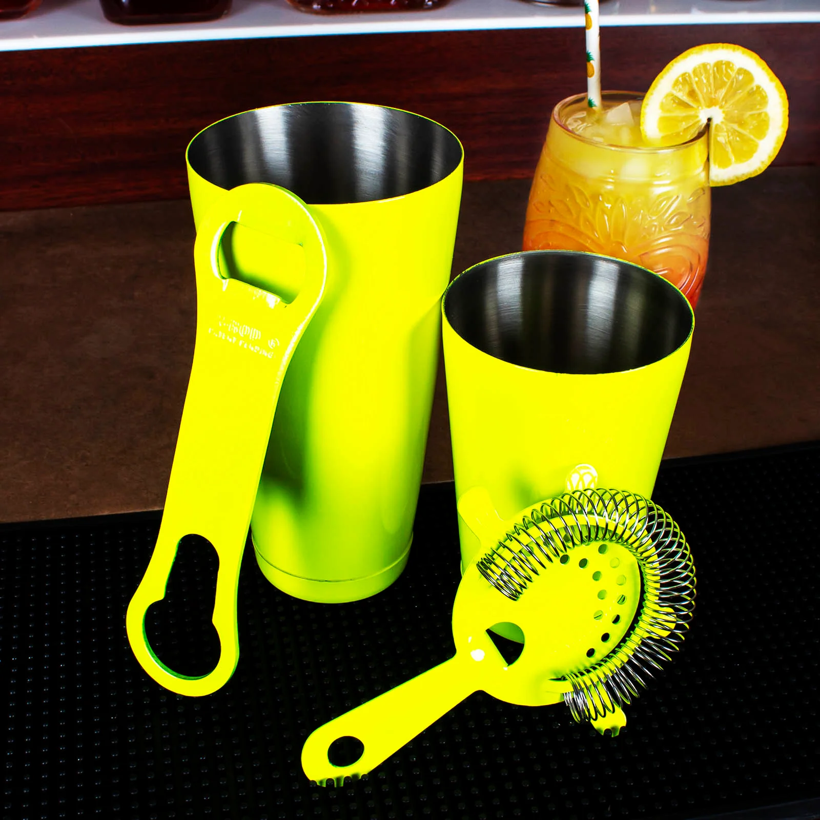 Neon 4 Piece Bar Set with V-Rod® - (Color Options) - Image 3