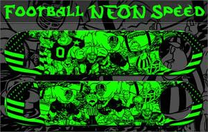 Neon Football Collage Speed Bottle Opener - Image 2