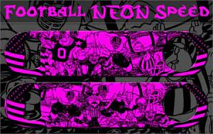 Neon Football Collage Speed Bottle Opener - Image 4
