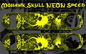 Neon Mohawk Skulls Speed Bottle Opener - Image 4