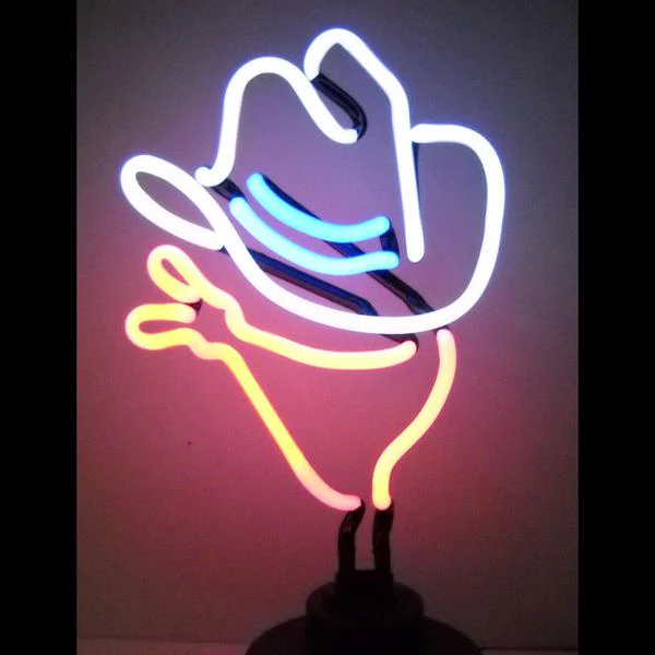 NEON Sculpture - Cowboy
