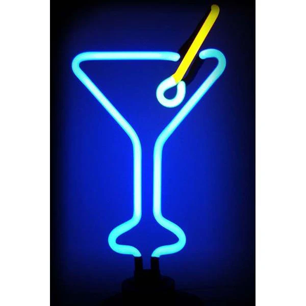 NEON Sculpture - Martini Glass