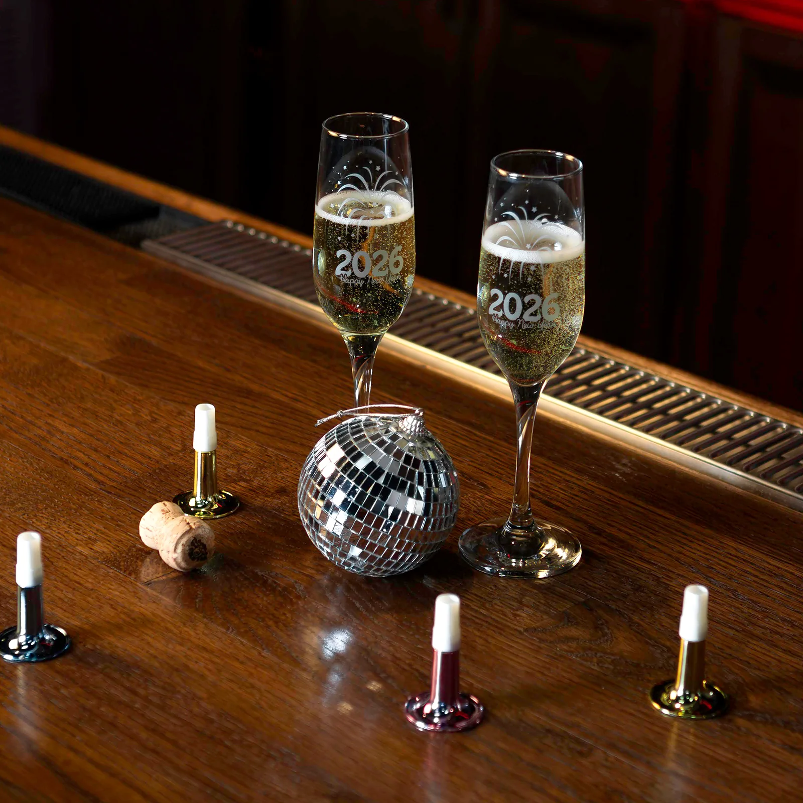 New Years Champagne Glass - 2026 - 6oz - Image 3