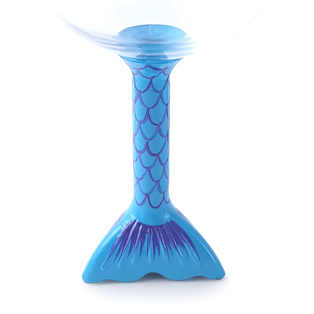 Novelty Wine Glass - MERMAIDS ARE SUPPOSED TO DRINK LIKE FISH - 750 ml - Image 3