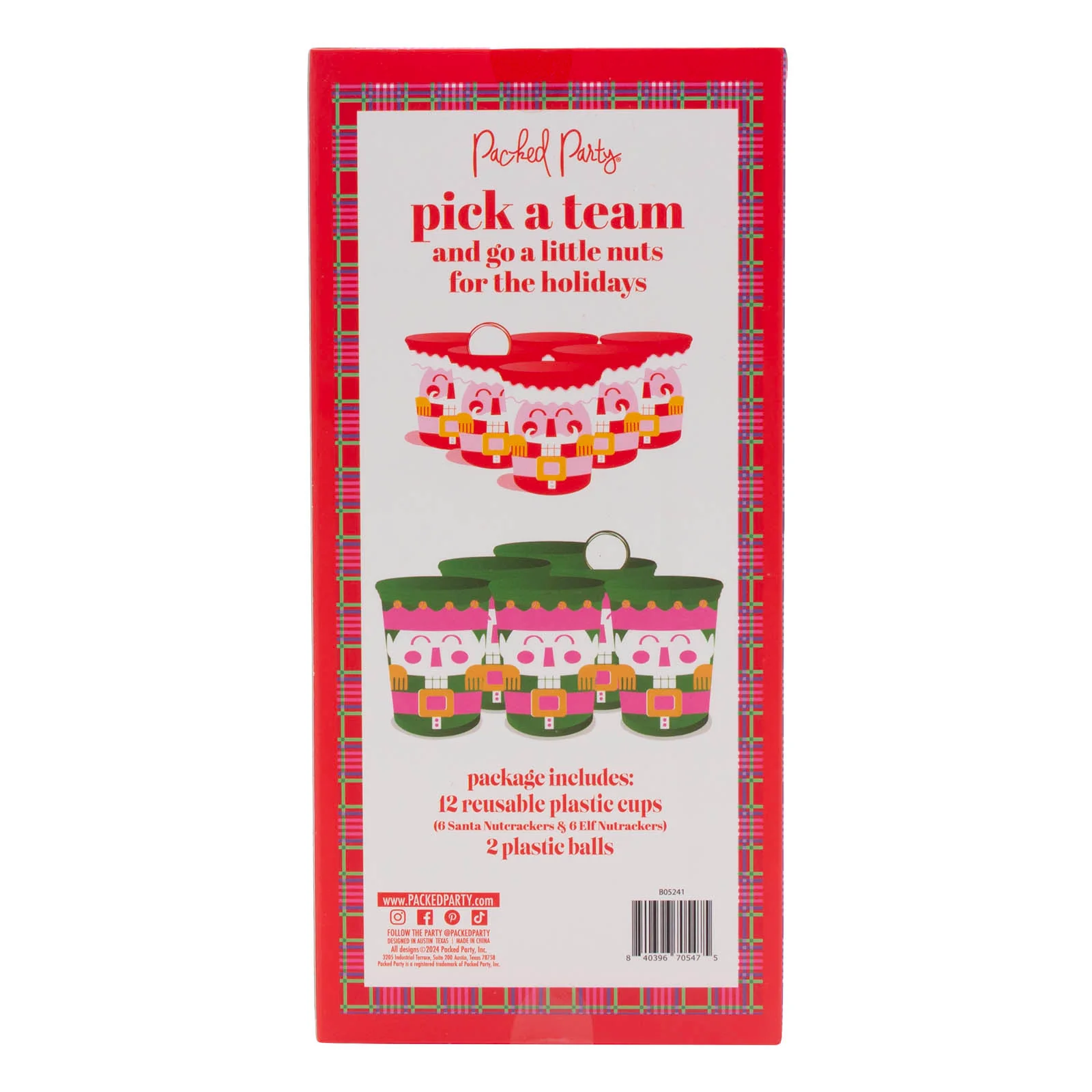 Nutcracker Theme Holiday Pong Set - Image 3