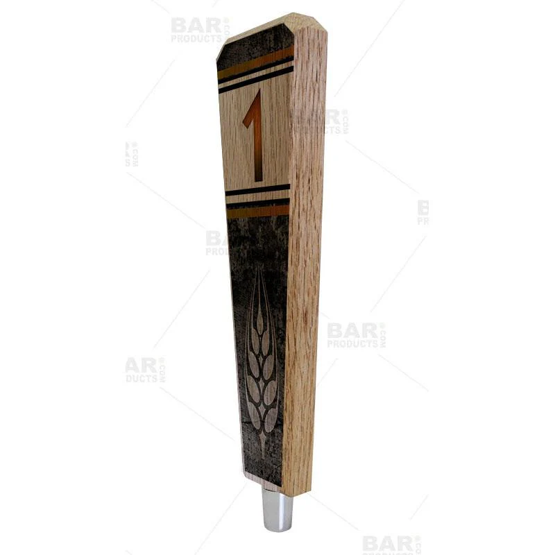 Oak Wood Numbered Beer Tap Handles - Classy Hops - Image 3