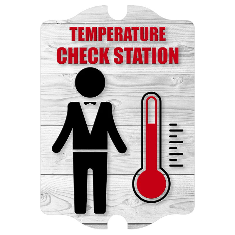 Kolorcoat™ Compliance Signs - Temperature Check Station (Options) - Image 2