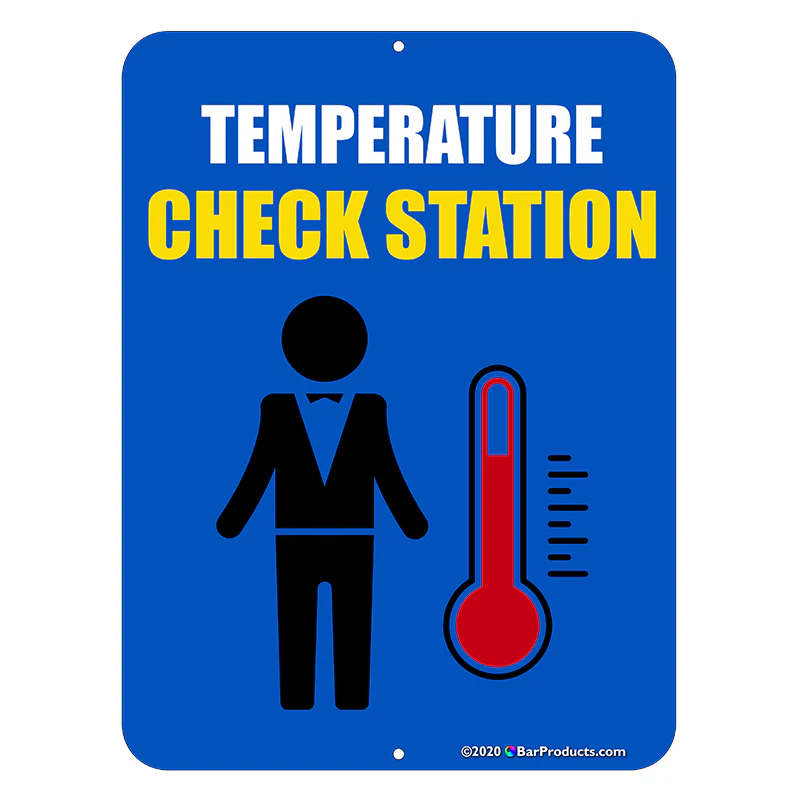 Kolorcoat™ Compliance Signs - Temperature Check Station (Options) - Image 3