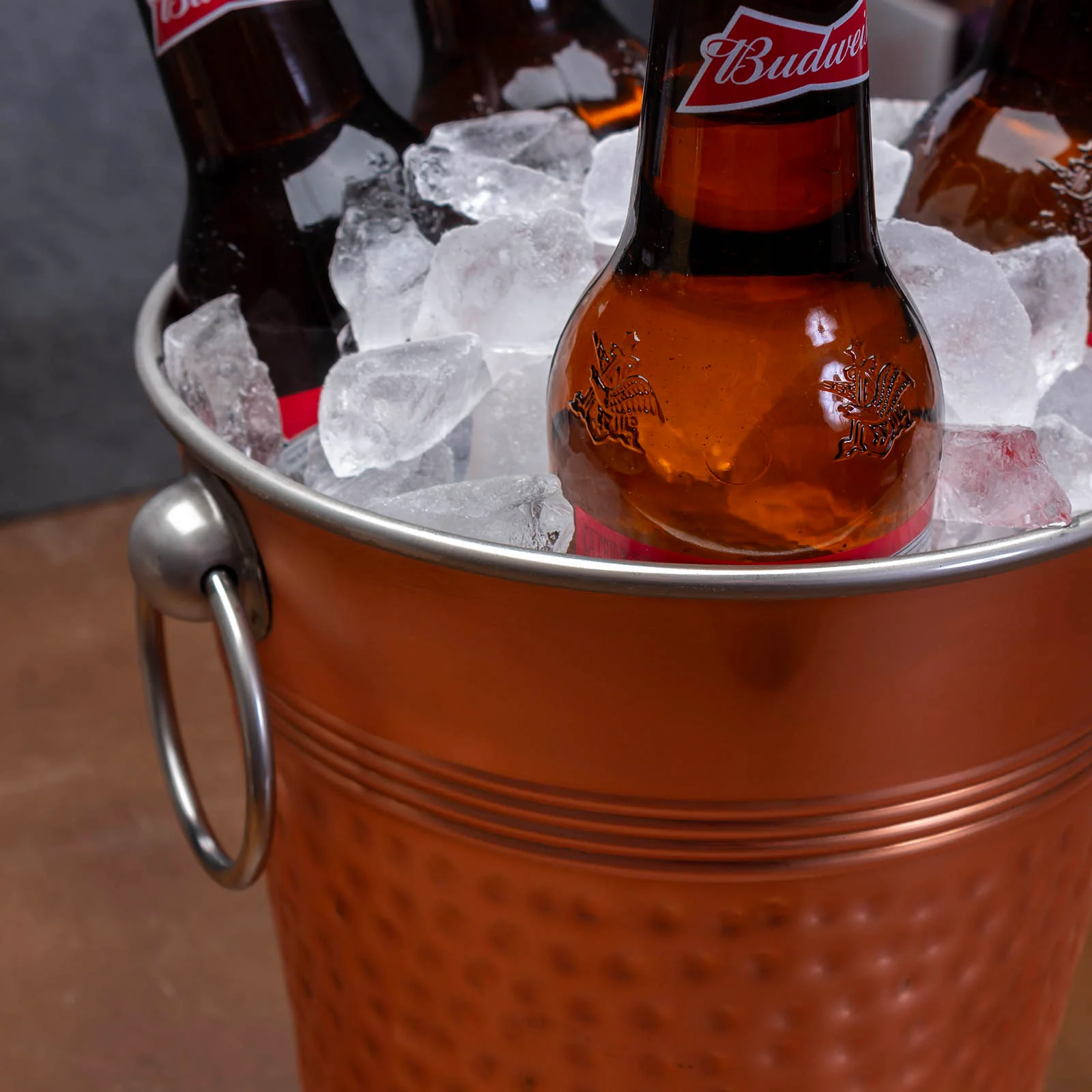 Old Dutch Copper Plated Ice Bucket - Image 5