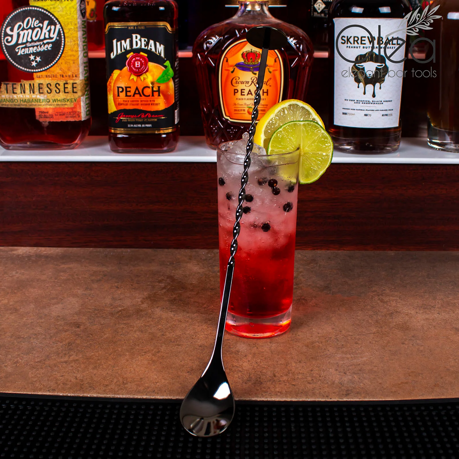 Olea™ Bar Spoon w/ Muddler - Color Options - Image 2