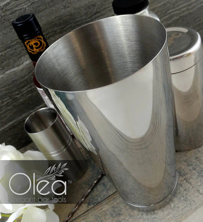Olea™ Cocktail Shaker - 28oz Weighted - Stainless Steel - Image 2