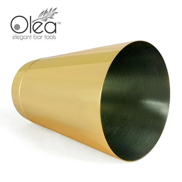 Olea™ 16oz Weighted Cocktail Shaker - Gold Plated - Image 4