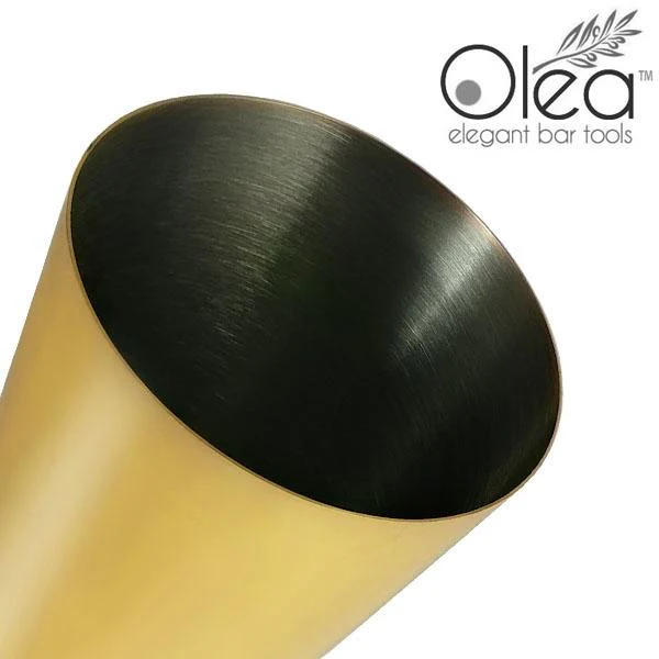 Olea™ Weighted Cocktail Shaker - Gold Plated - (28 oz) - Image 4