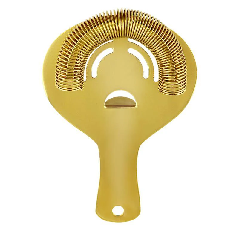 Olea™ Gold Plated Hawthorne Cocktail Strainer