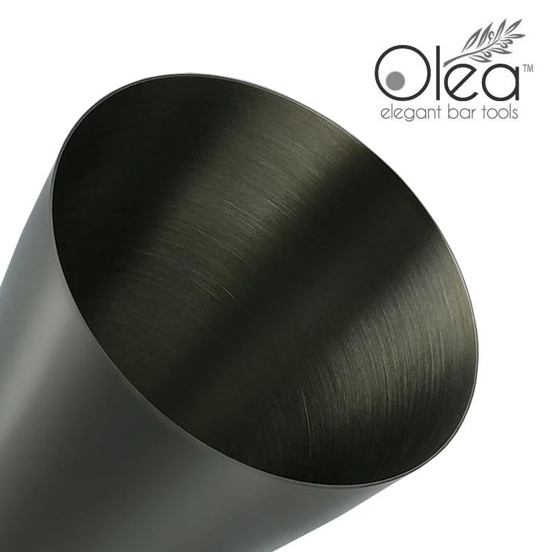Olea™ Gunmetal Black Cocktail Shaker - 16oz Weighted - Image 5