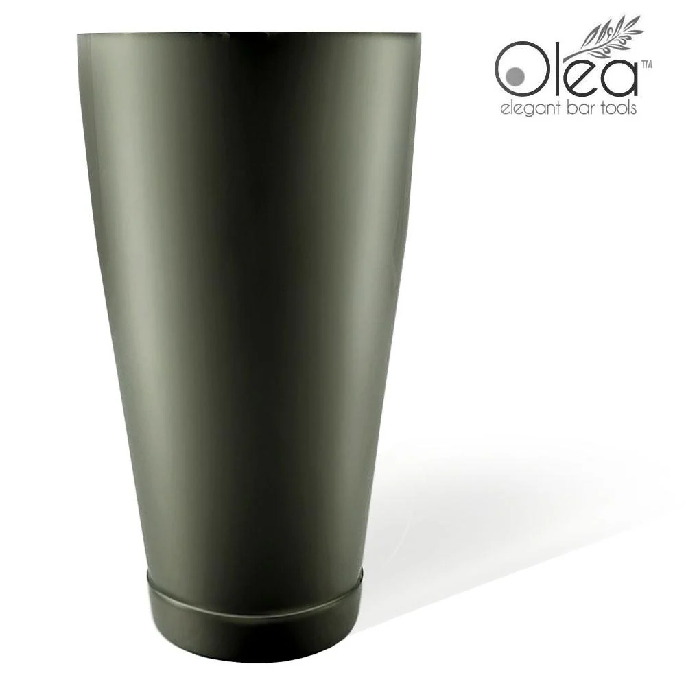 Olea™ Gunmetal Black Cocktail Shaker - 28oz Weighted - Image 3