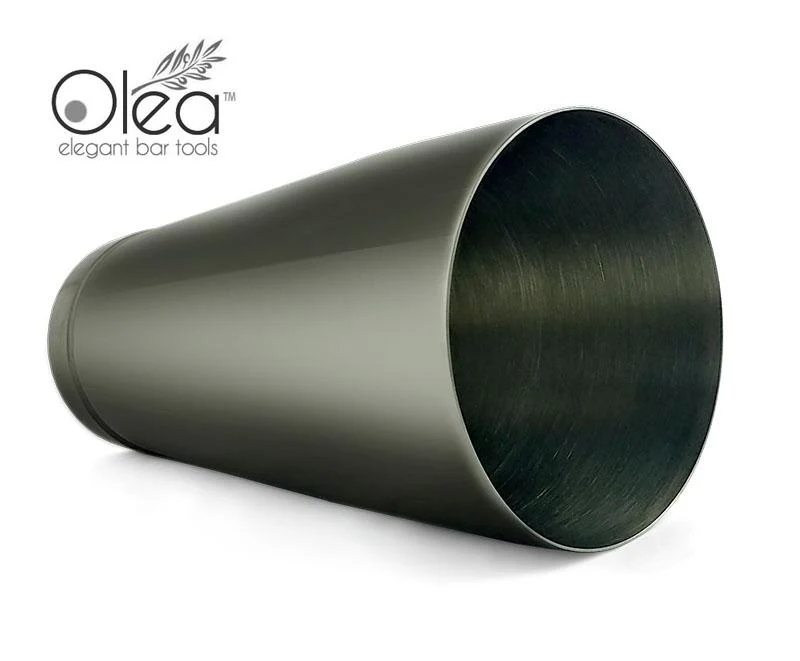 Olea™ Gunmetal Black Cocktail Shaker - 28oz Weighted - Image 4