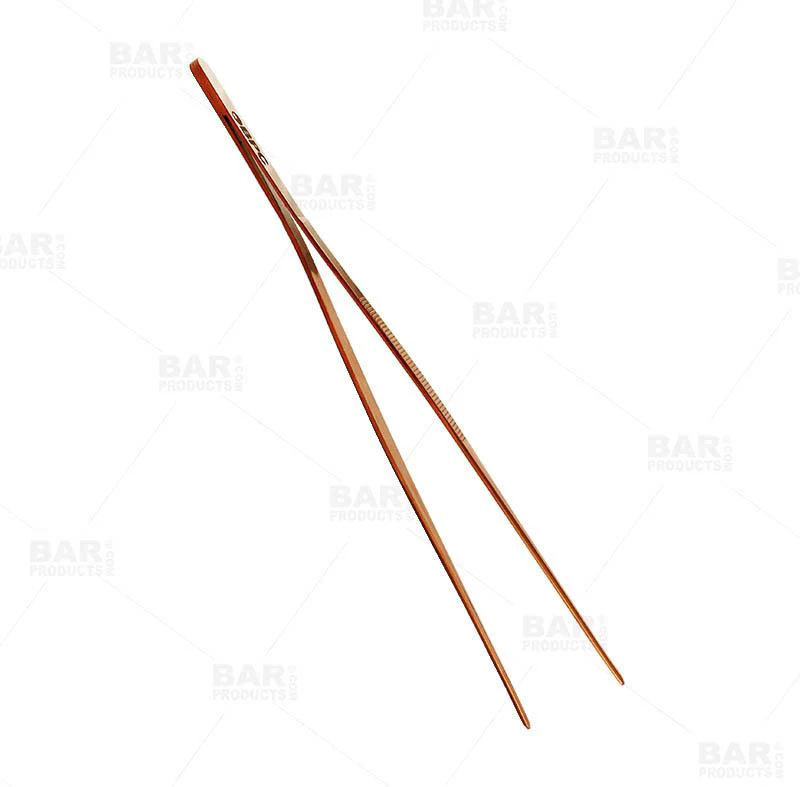Olea™ Long Garnish Tongs - Copper Plated