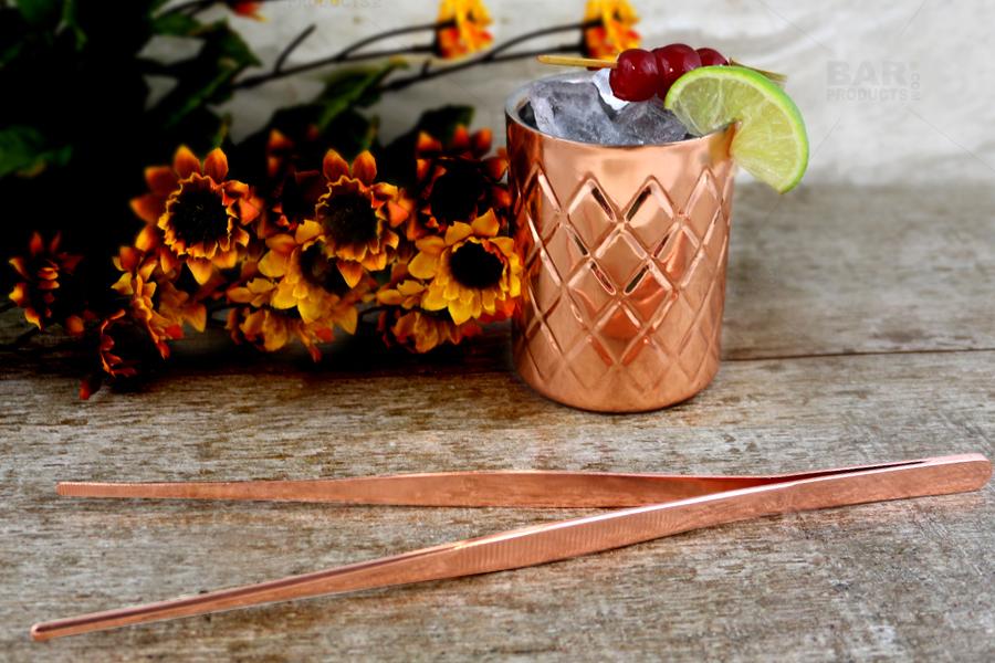 Olea™ Long Garnish Tongs - Copper Plated - Image 2