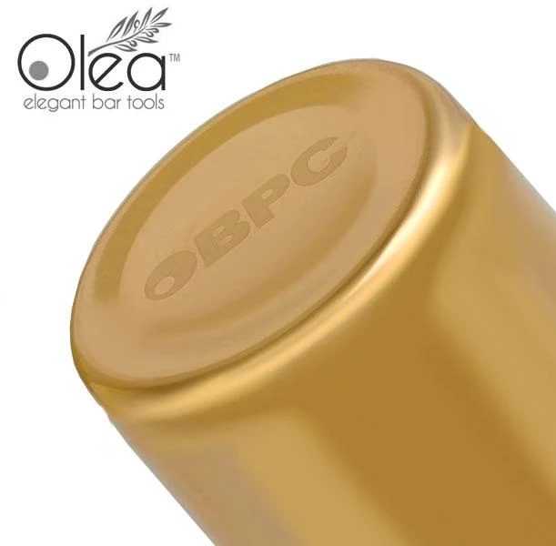 Olea™ Gold Plated 3-Piece Cocktail Shaker Deluxe - 24 ounce - Image 5