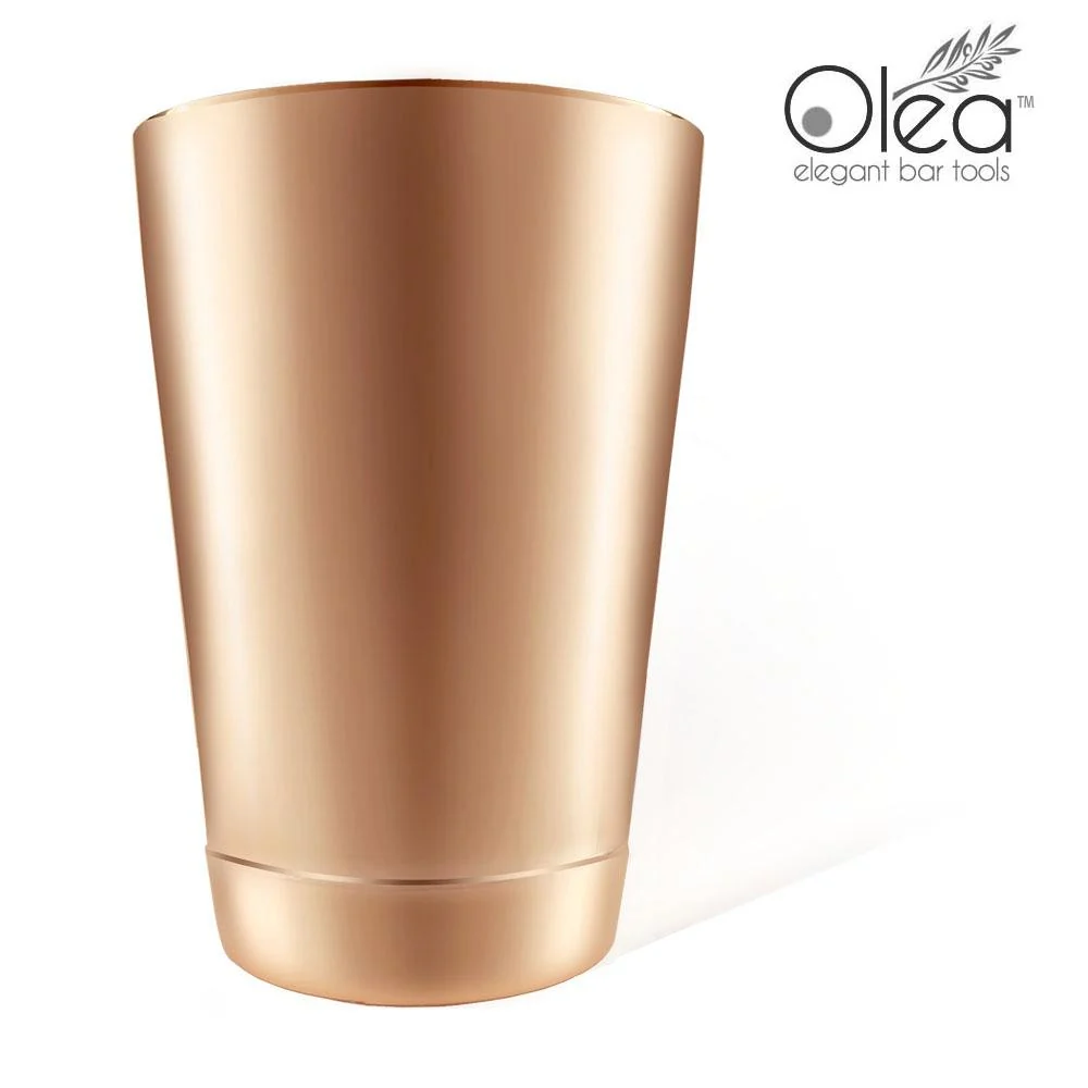 Olea™ 16oz Weighted Cocktail Shaker - Copper Plated - Image 6