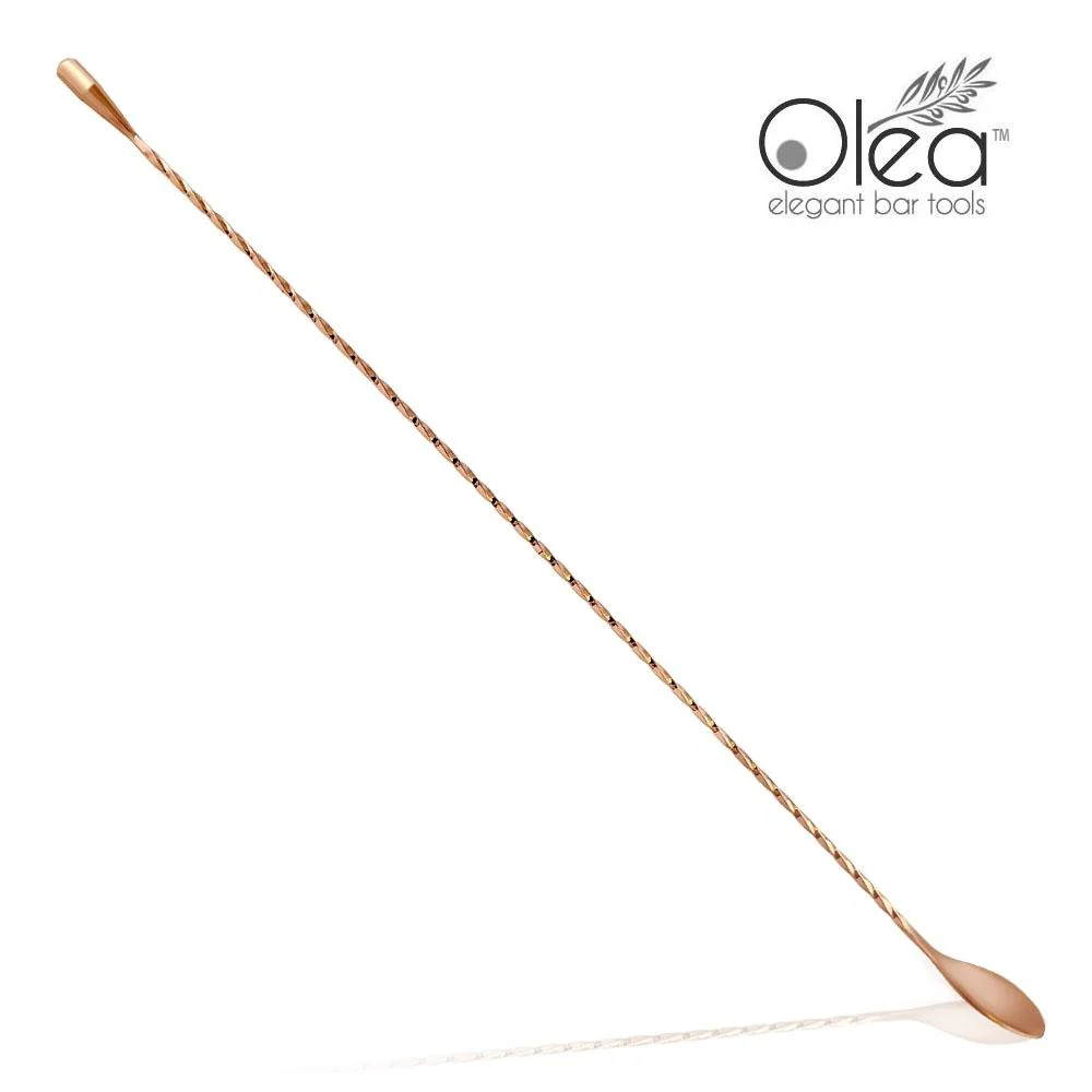 Olea™ Bar Spoon - Copper Plated with Weighted Tip (50cm)