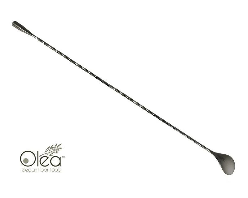 Olea™ Bar Spoon - Gunmetal Plated with Weighted Tip (40cm) - Image 3