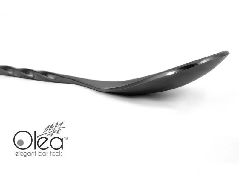 Olea™ Bar Spoon - Gunmetal Plated with Weighted Tip (40cm) - Image 5