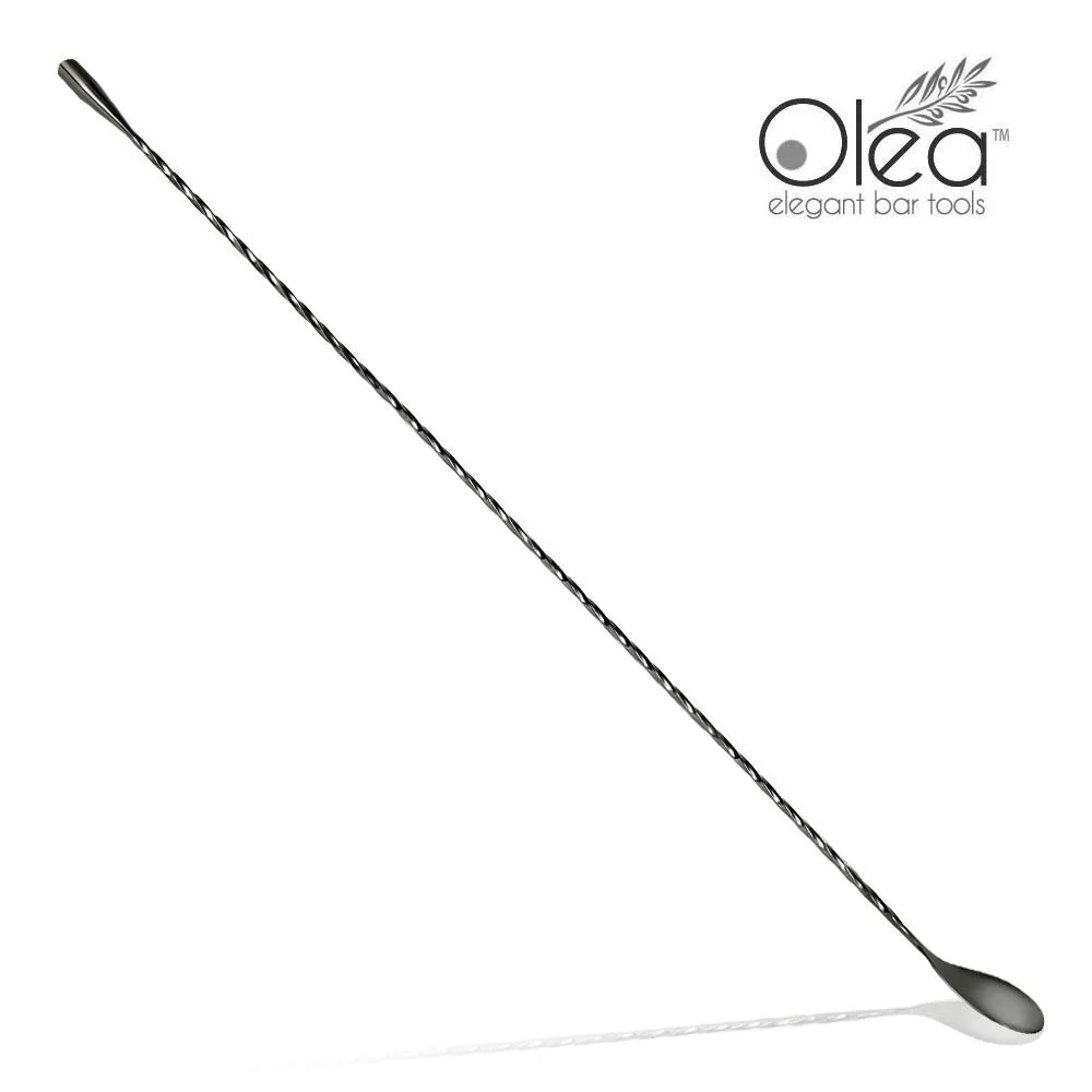 Olea™ Bar Spoon - Gunmetal Plated with Weighted Tip (50cm)