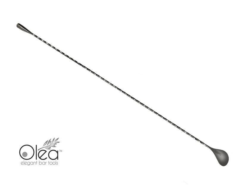 Olea™ Bar Spoon - Gunmetal Plated with Weighted Tip (50cm) - Image 3