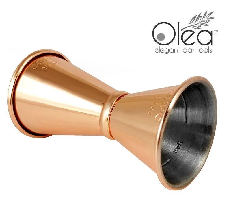 Olea™ Copper Plated Japanese Tall Jigger - (1/2oz X 3/4oz) - Image 3